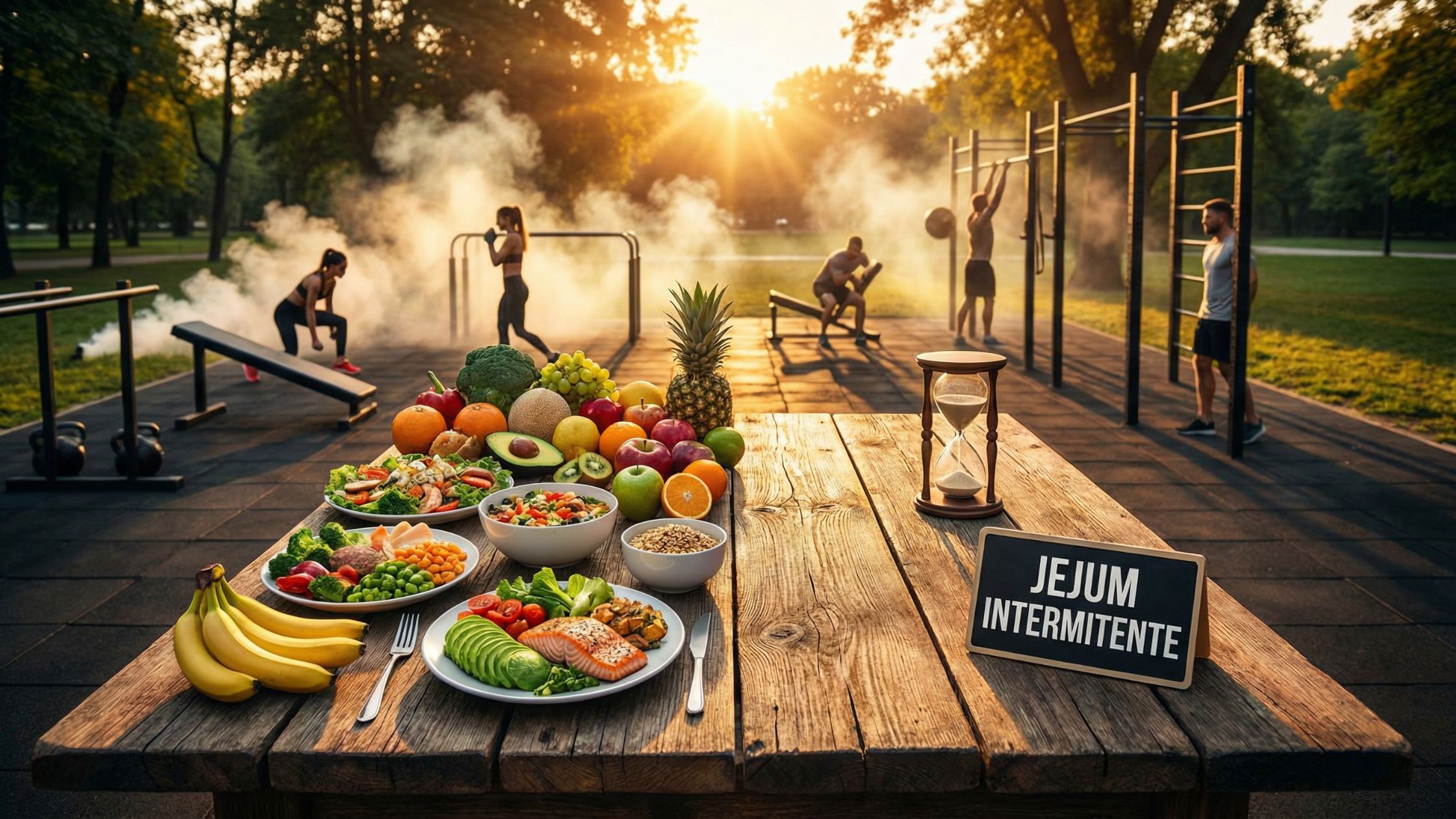 JEJUM INTERMITENTE E TREINO: COMO POTENCIALIZAR MEU  DESEMPENHO